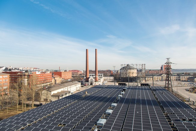 Suvilahden aurinkovoimala tuottanut sähköä yli vuoden